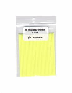 25 ANTENNES JAUNES 0.8 x 40