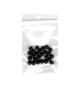 25 PERLES SPHERIQUES Ø 6 NOIRE 