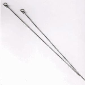 TIGE INOX Ø 1.50 AVEC BOUCLE GROS POISSONS