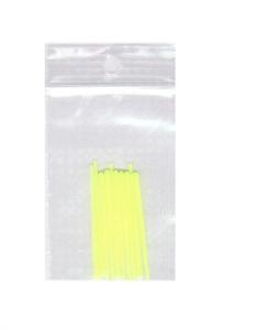 10 ANTENNES CONIQUES JAUNE 2 X 1.60 X 30