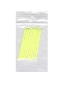 10 ANTENNES CONIQUES JAUNES 2.200 X 1.5 X 40